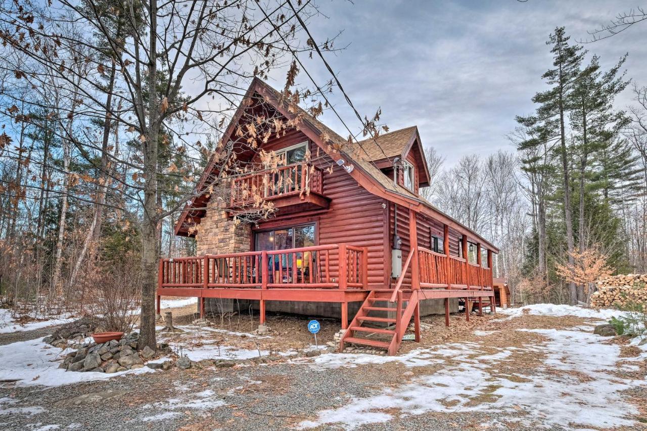 فيلا Secluded Johnsburg Retreat With Hot Tub And Fire Pit المظهر الخارجي الصورة